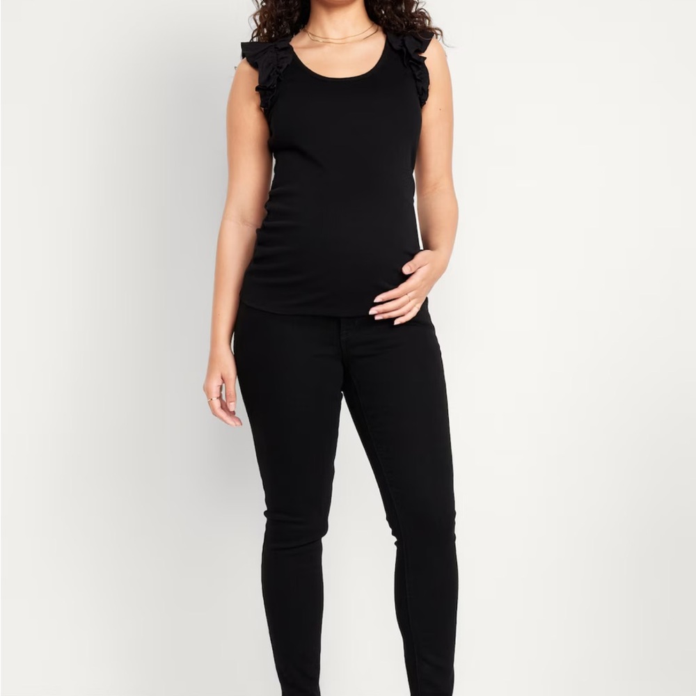 Old Navy Maternity Black Skinny Jeans